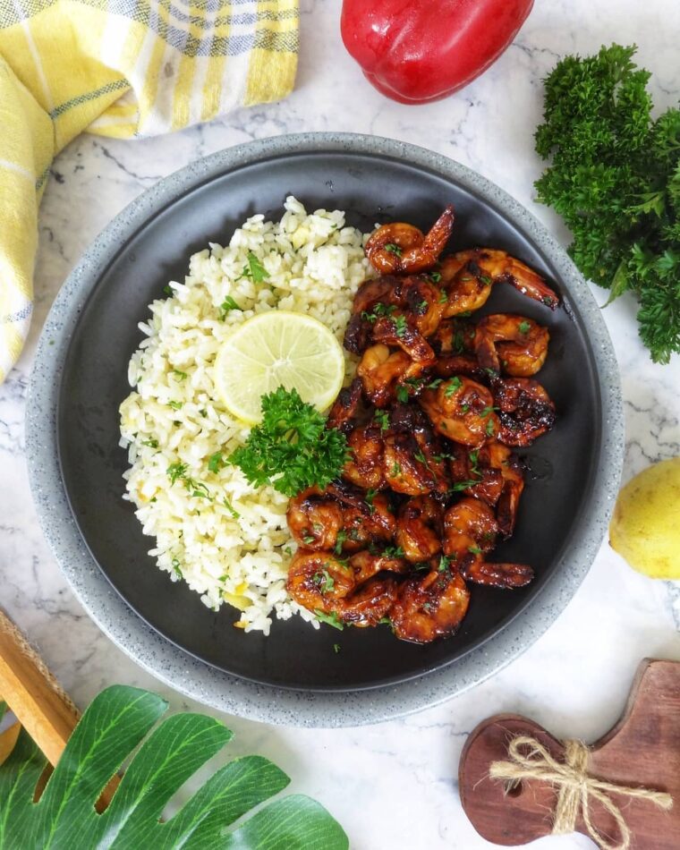Resep Shrimp Butter Rice Dari rosita_kitchendiary