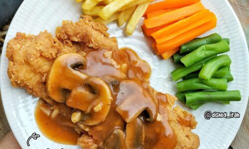 Steak Dori Crispy With Spicy Bbq Sauce