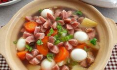 Resep Sup Sosis Telur Puyuh Dari yscooking