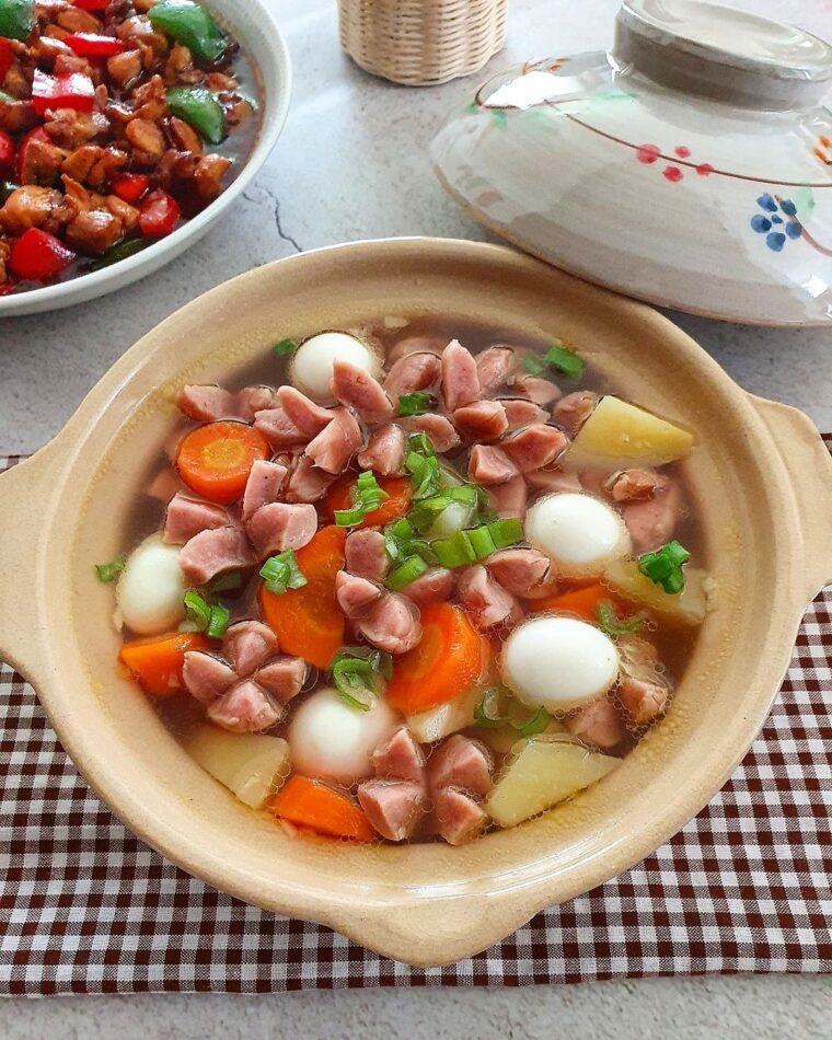 Resep Sup Sosis Telur Puyuh Dari yscooking