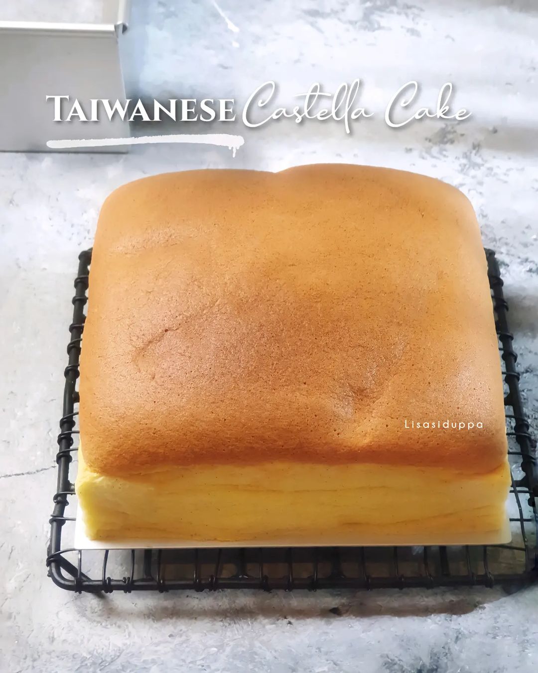 Resep Taiwanese Castella Cake dari @lisasiduppa_