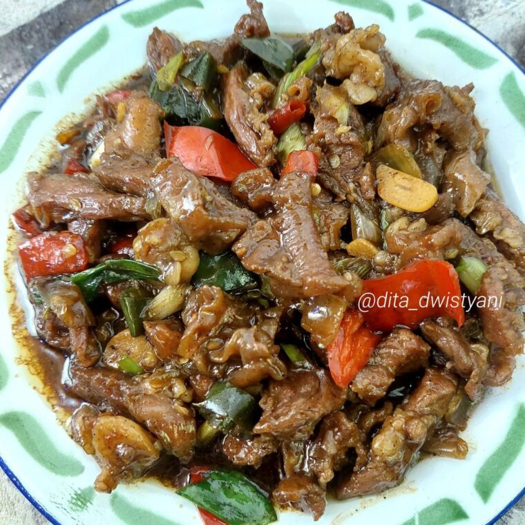 Resep Tumis Daging Lada Hitam Dari dita_dwistyani