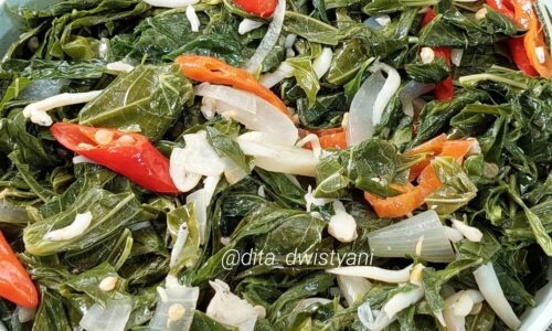 Tumis Daun Singkong