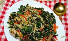 Resep Tumis Daun Singkong Teri Dari lim_henni