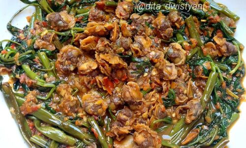 Tumis Kangkung Kerang