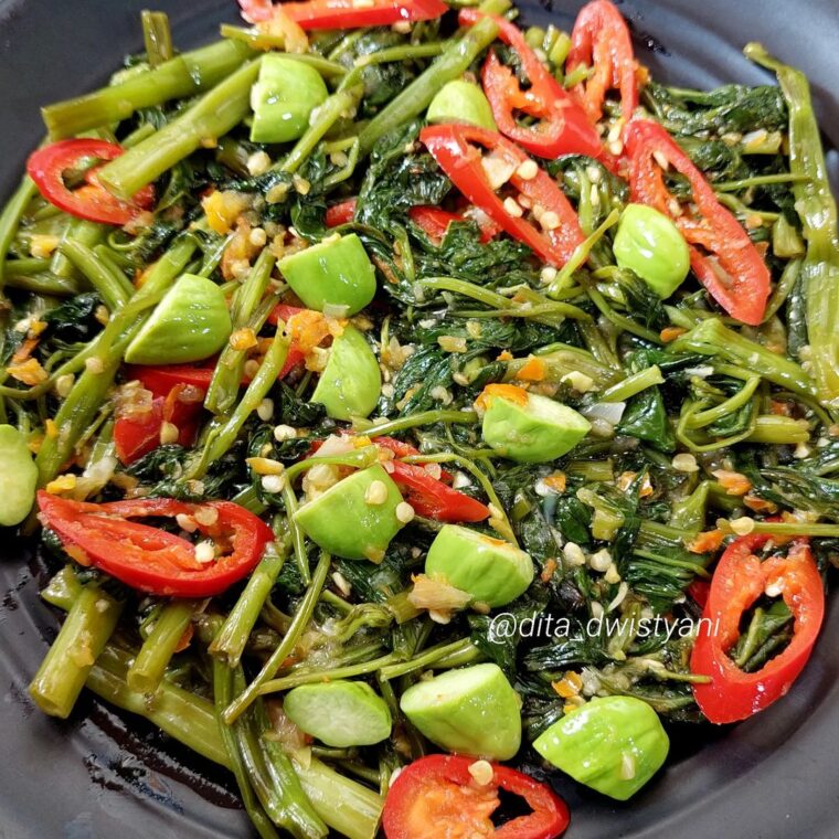Resep Tumis Kangkung Pete Dari dita_dwistyani