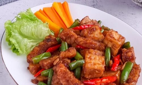 Tumis Tempe Tahu Buncis