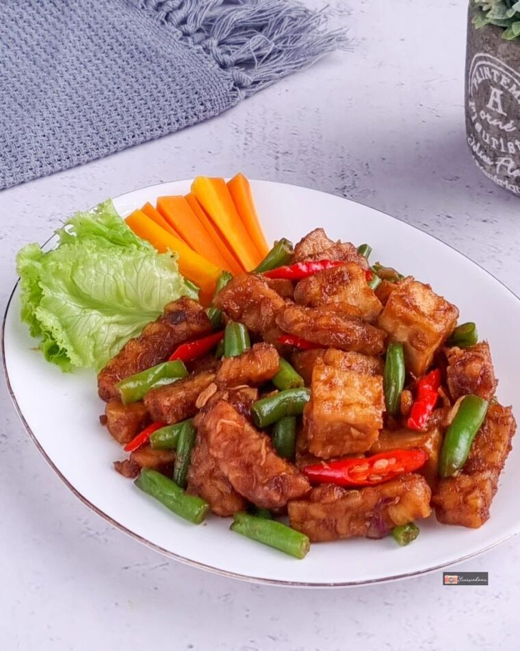 Resep Tumis Tempe Tahu Buncis Dari qiutin.kitchen