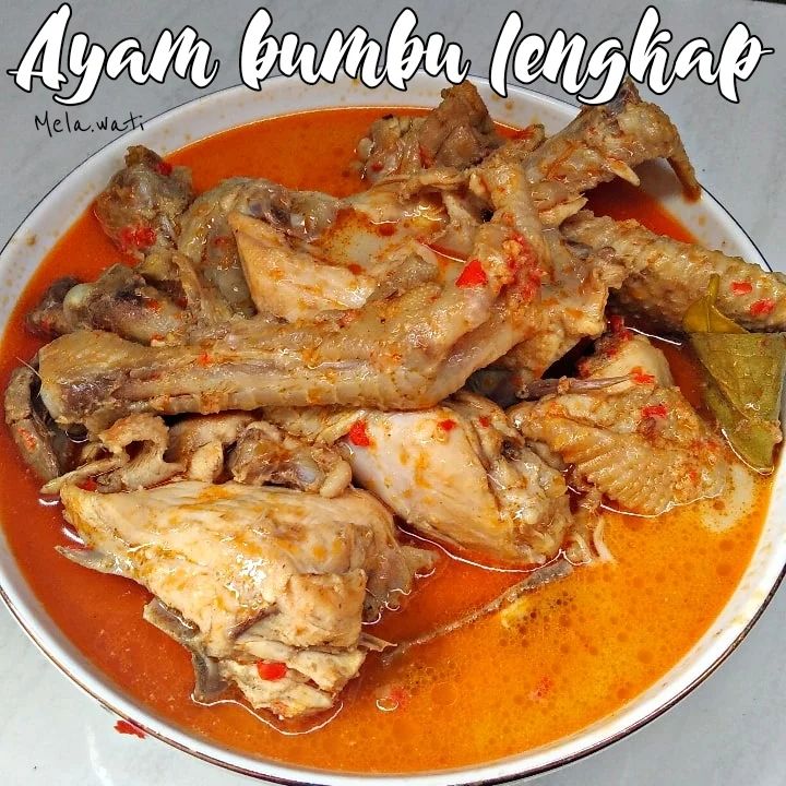 Resep Ayam Bumbu Lengkap Dari mela.wati