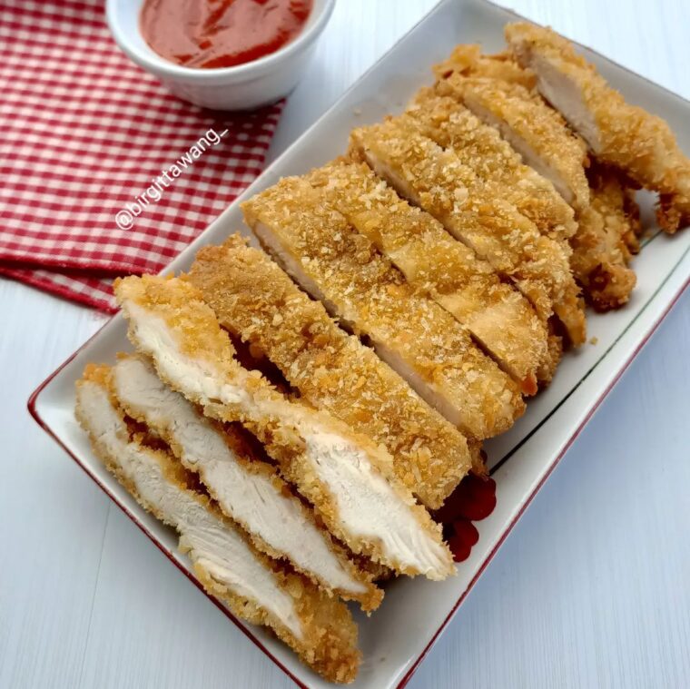 Resep Ayam Gepeng Krispy Dari birgittawang_