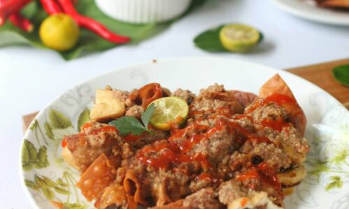 Batagor Tuna - Camilan dari Kacang Tanah dan Telur