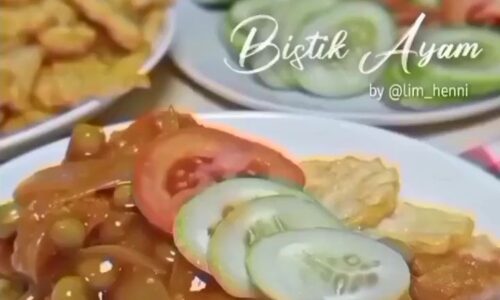 Bistik Ayam - Masakan dari Kacang Polong