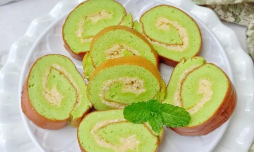 Bolu Gulung Pandan Keju
