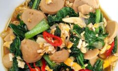 Resep Cah Sawi Bakso Dari mela.wati