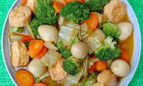 Capcay - Masakan dari Brokoli dan Tahu