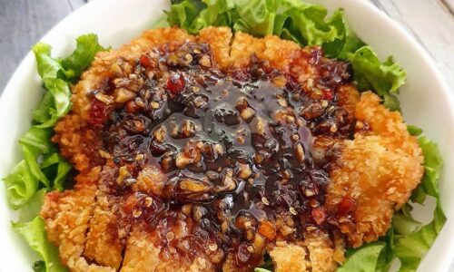 Chicken Katsu Dengan Sais Pedas Ala Thai