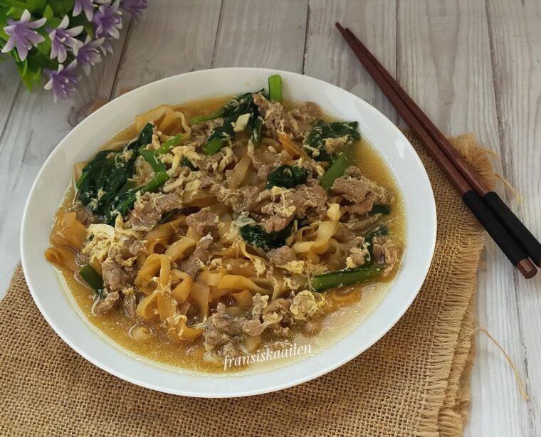Resep Kwetiaw Siram Daging Sapi Dari fransiskaailen