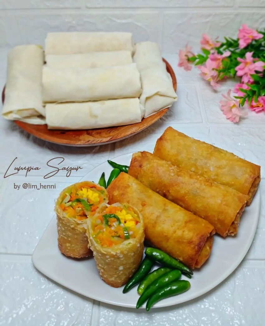 
bahan lumpia sayur