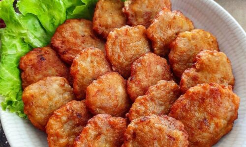 Meat And Prawn Pancake