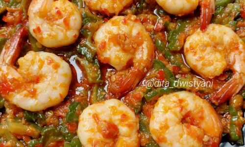 Oseng Pedas Pare Udang
