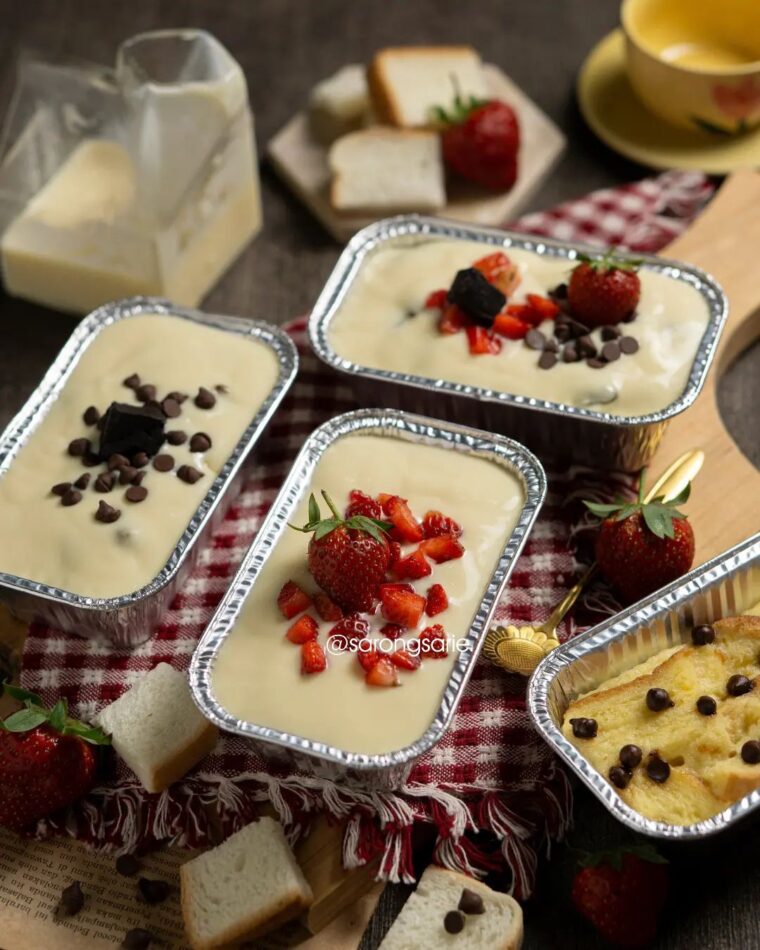 Resep Puding Roti Custard Dari sarongsarie
