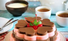 Resep Puding Susu Coklat Strawberry Dari rita_siucien