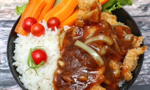 Rice Bowl Chicken Steak