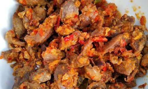 Sambel Goreng Ampela Ayam