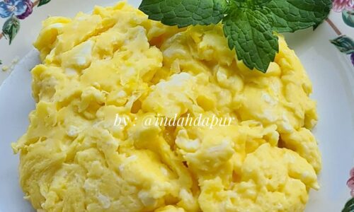Scrambled Egg With Cheese Ala Hotel Bintang 5