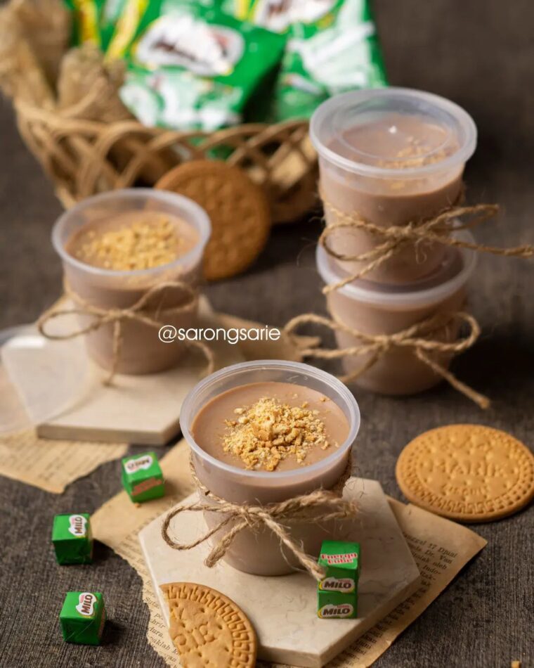 Resep Silky Pudding Milo Dari sarongsarie