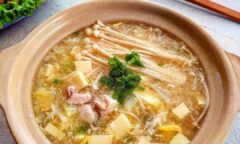 Resep Sup Tofu Jamur Enoki Dari yscooking