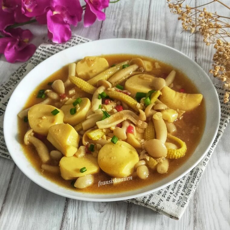 Resep Tahu Jamur Saus Tiram Dari fransiskaailen