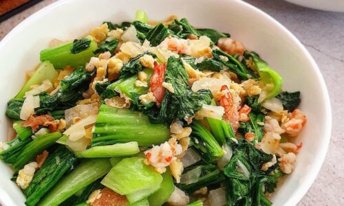 Tumis Bokchoy Udang