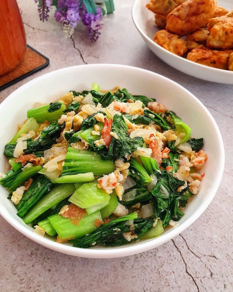 Resep Tumis Bokchoy Udang Dari yscooking
