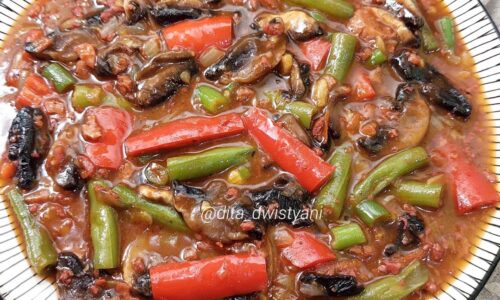 Tumis Kornet Saos Jamur - Masakan dari Kornet