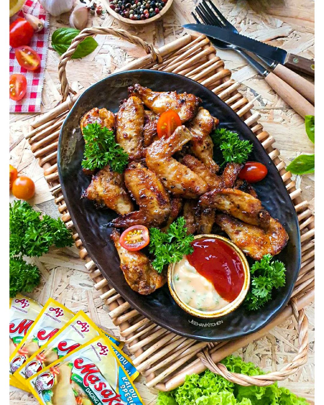Resep Yogurt Chicken Wings Airfyer dari jeehan_kitchen