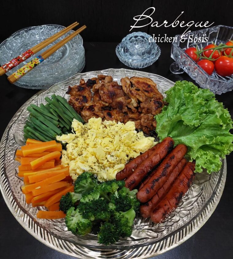 Resep Barbeque Chicken & Sosis Dari mgrt.erna