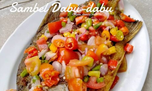 Bawal Goreng Sambel Dabu-dabu