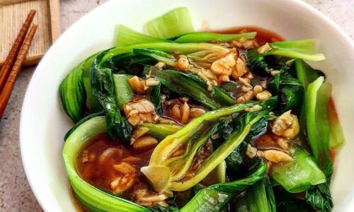 Bokchoy Siram Saus Bawang Putih