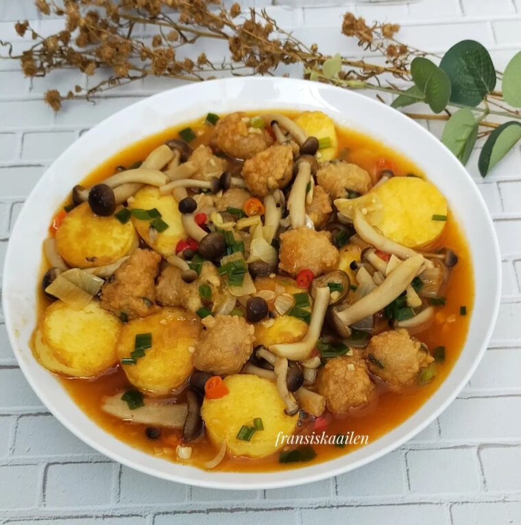 Resep Bola Bola Daging Saus Jamur Dari fransiskaailen