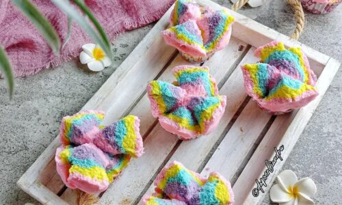 Bolu Kukus Unicorn (Tanpa Soda)