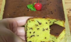 Resep Butter Cake Pandan Meses Dari fransiskaailen