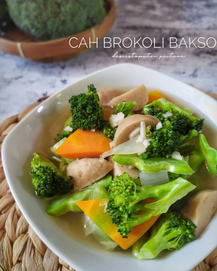 Resep Cah Brokoli Bakso Dari desiestapp