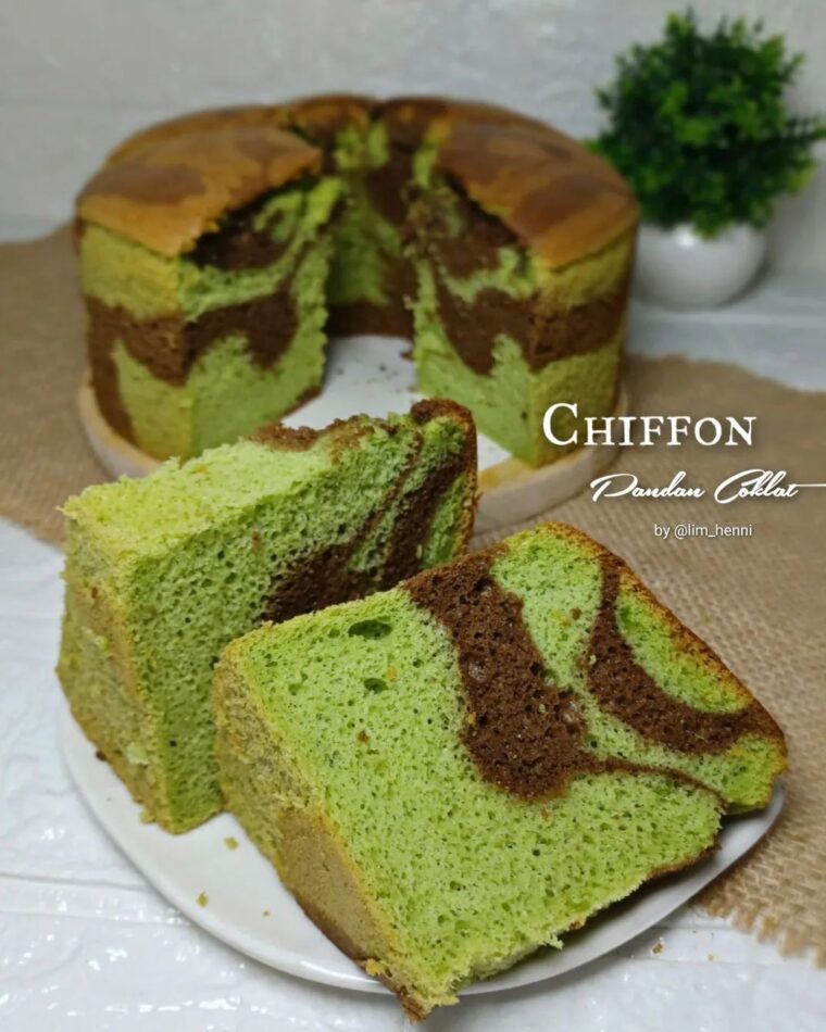 Resep Chiffon Pandan Coklat Dari lim_henni