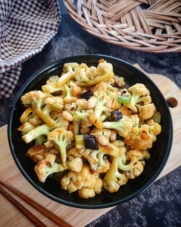 Resep Kembang Kol Saus Kungpao Dari yscooking