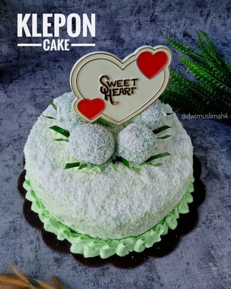 Resep Klepon Cake / Bolu Klepon Dari dwimuslimah4