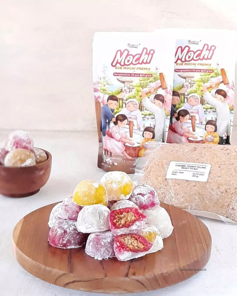 Resep Kue Mochi Isi Kacang Karamel Dari evhyhandayani2