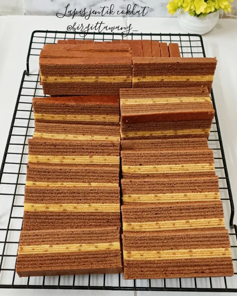 Resep Lapis Coklat Jentik Dari birgittawang_