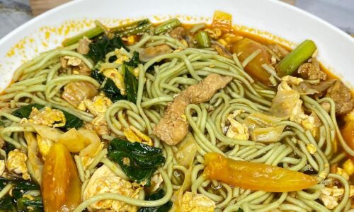 Mie Rendang Kuah Lemonilo - Masakan dari Ayam, Mie, dan Telur