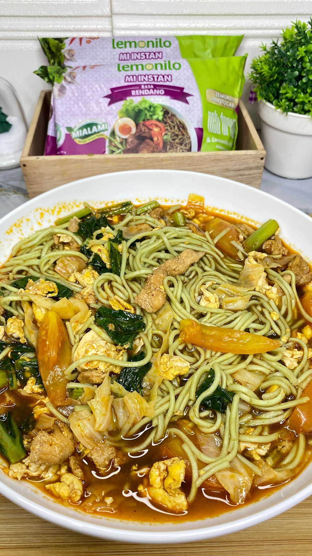 Resep Mie Rendang Kuah Lemonilo Dari Debbieariesthea 